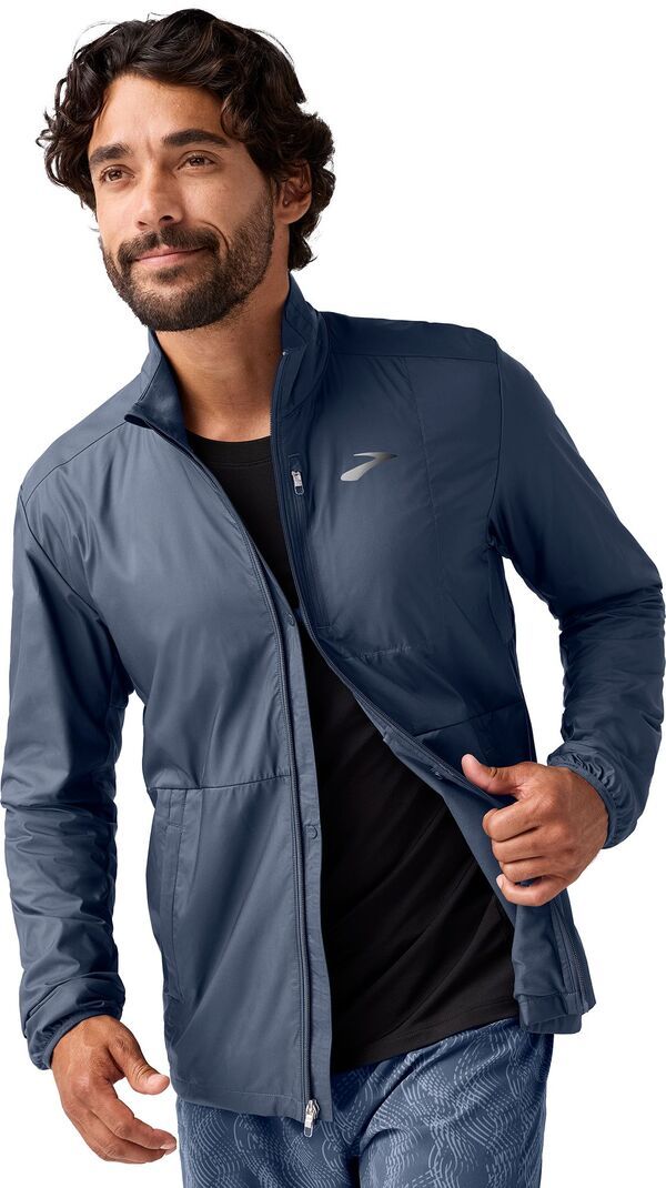 ブルックス メンズ アウター ジャケット・ブルゾン Brooks Mens Fusion Hybrid 20 Jacket Blue Slate スレート 29,120円
