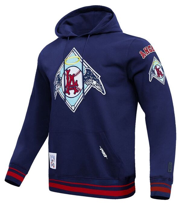 プロスタンダード メンズ アウター パーカー・スウェット フリース Pro Standard Mens Los Angeles Angels Fleece Pullover Hoodie Navy ネイビー