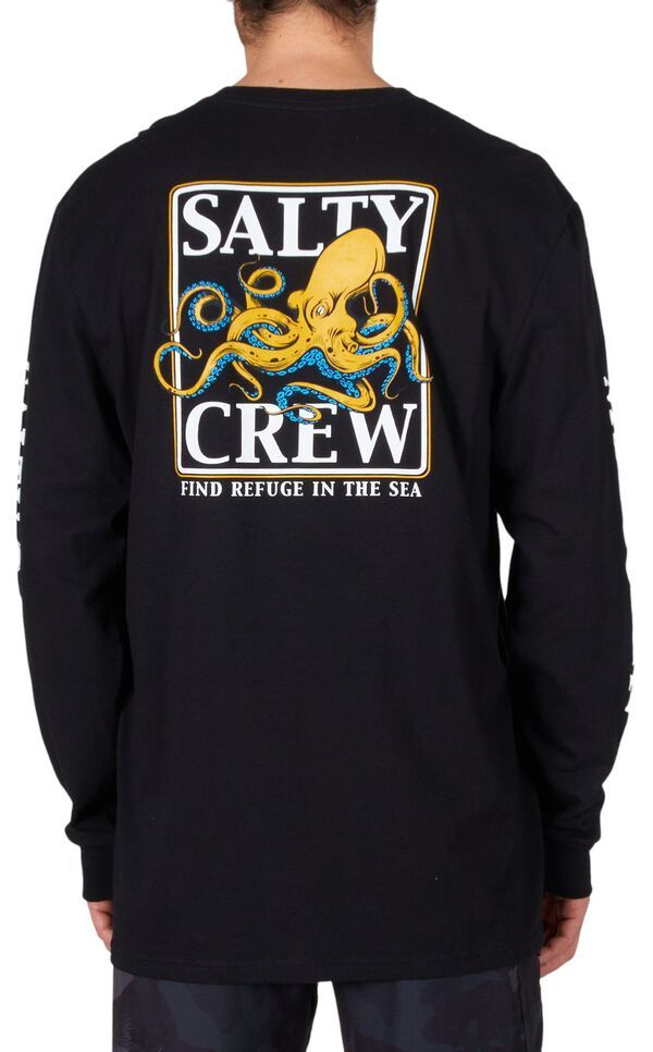 ソルティークルー メンズ トップス シャツ Salty Crew Mens Ink Slinger Standard Long Sleeve Shirt Black ブラック