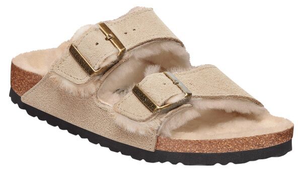 ビルケンシュトック レディース シューズ サンダル Birkenstock Womens Arizona Shearling Sandals Taupe トープ