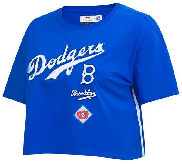 プロスタンダード レディース トップス Tシャツ Pro Standard Womens Brooklyn Dodgers Retro Boxy TShirt Royal