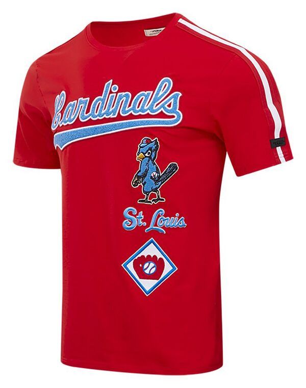 プロスタンダード メンズ トップス Tシャツ ジャージー Pro Standard Menst Louis Cardinals Retro Single Jersey Striped TShirt Red レッド