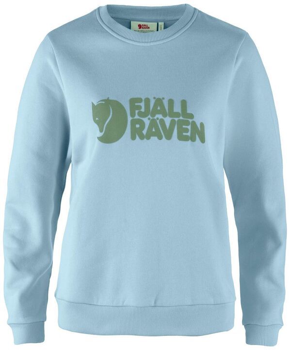 フェールラーベン レディース アウター パーカー・スウェット セーター ロゴ Fjallraven Womens Logo Sweater Breeze BluePatina Green ブルー