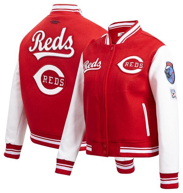 プロスタンダード レディース アウター ジャケット・ブルゾン Pro Standard Womens Cincinnati Reds Retro Varsity Jacket Red レッド