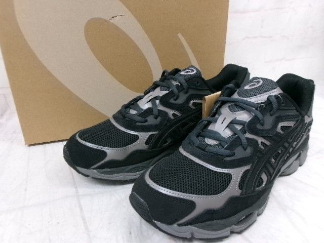 【中古】箱有 asics ｱｼｯｸｽ ｽﾆｰｶｰ ﾛｰｶｯﾄｽﾆｶｰ F621124 ﾌﾞﾗｯｸ 28.0cm 991884943
