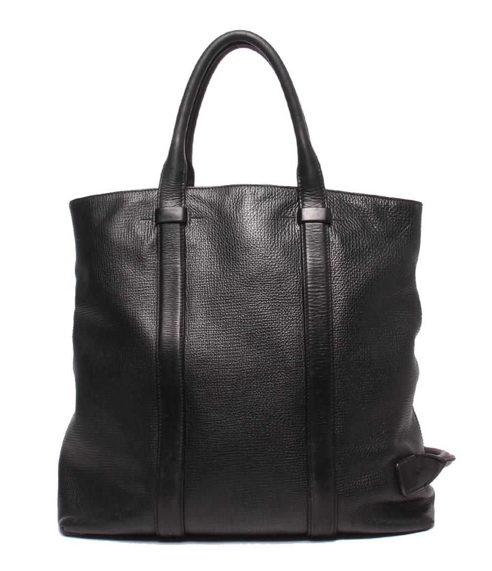 トムフォード トートバッグ サイドハンドル ヘビーグレインレザー メンズ TOM FORD