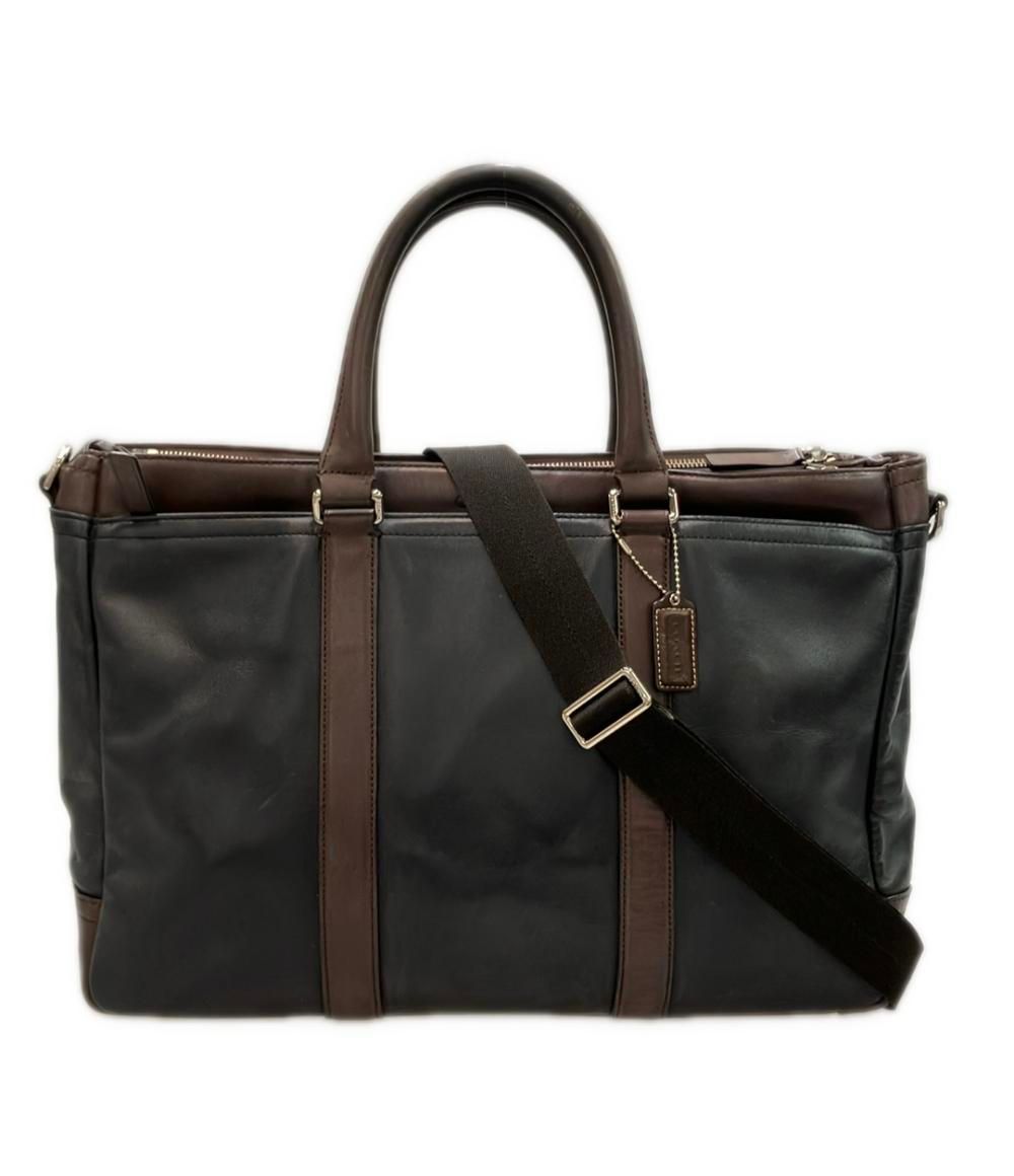コーチ レザー 2way ビジネスバッグ ショルダーバッグ 斜め掛け レキシントン メトロポリタン F70916 メンズ COACH