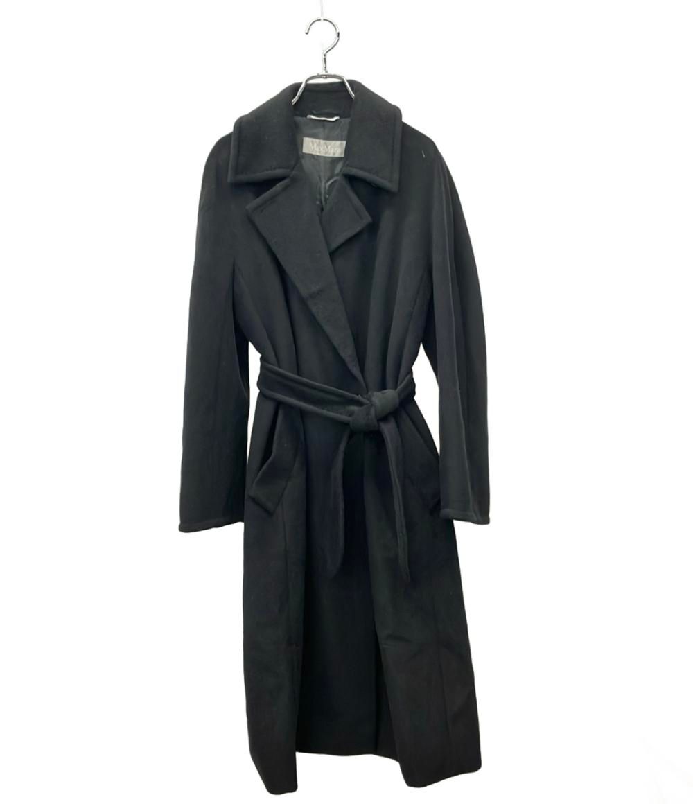 マックスマーラ コート ロング ウール ミセス＆エレガンス ピーコート レディース SIZE 38 (S) MAX MARA