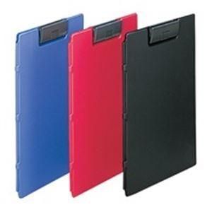 LIHITLAB クリップファイル F-2650-24 A4E 黒 10冊