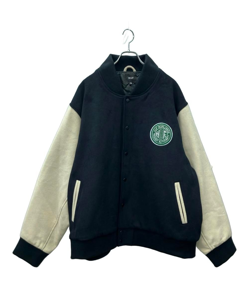 ハフ スタジャン GLOBAL TRANSIT VARSITY JACKET FA25 JK00476 メンズ SIZE XXL HUF