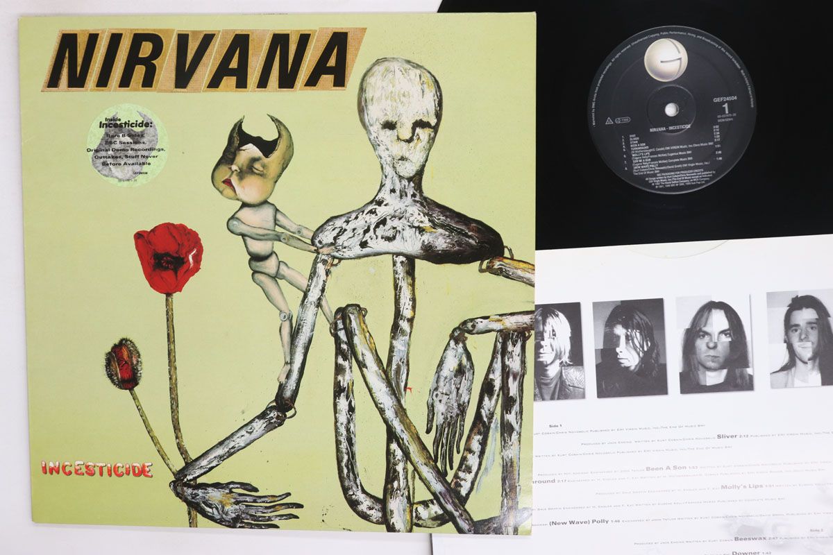 LP Nirvana Incesticide GEF24504 GEFFEN /00260