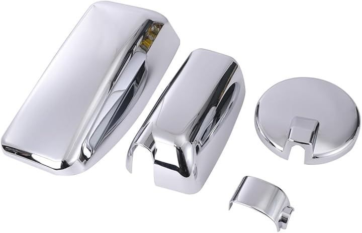 CustomDivine 三菱 用 ふそう スーパーグレート 17 07 NEW メッキ ミラー カバー 4点セット 外装 カスタム パーツ デコトラ 社外品