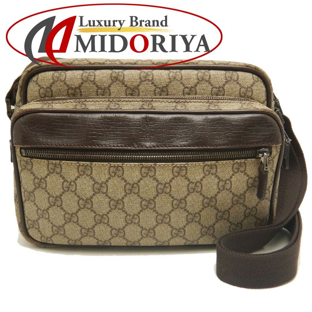 GUCCI グッチ 114531 ショルダーバッグ GGスプリームキャンバス ブラウン レディース /253800【中古】