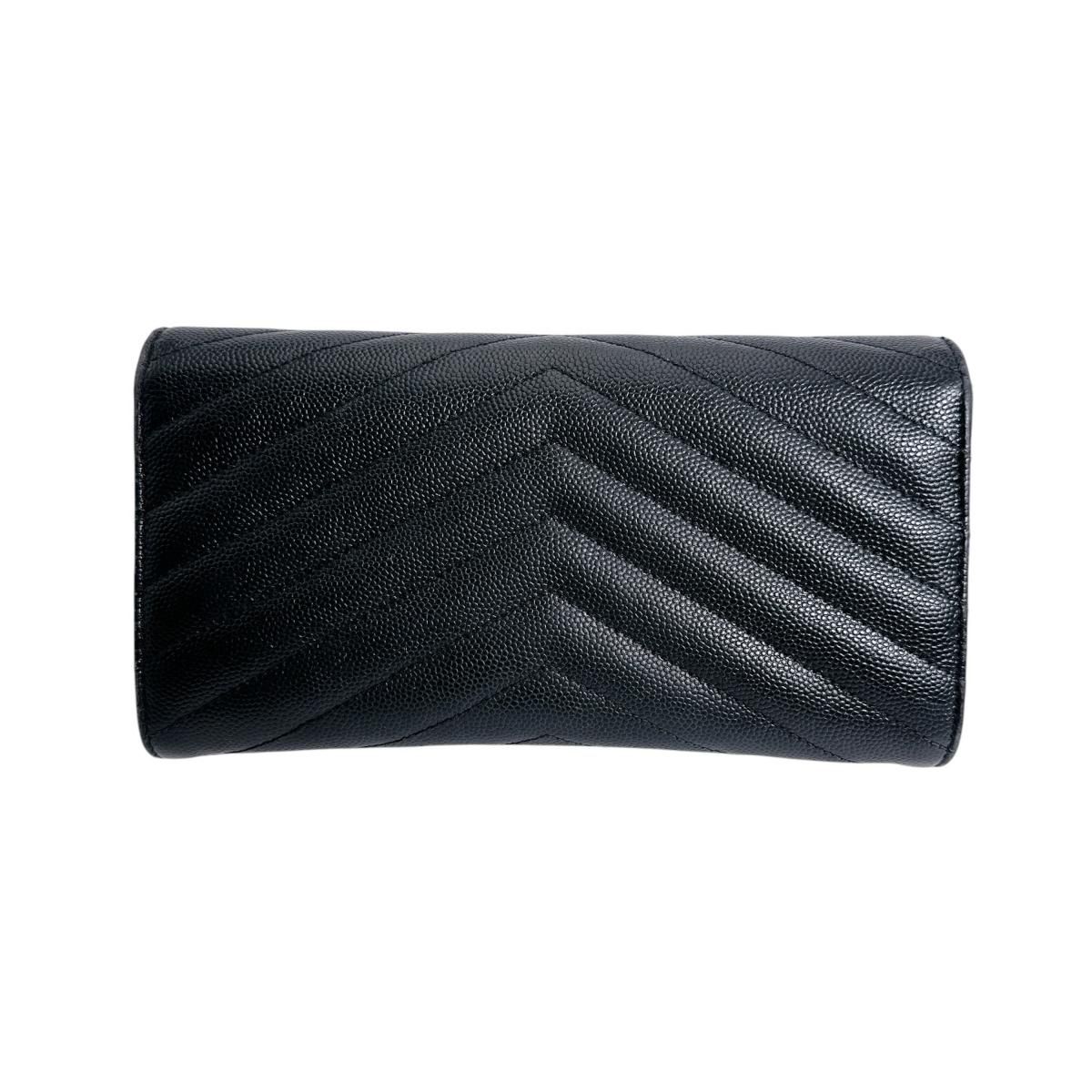 サンローラン カサンドラ 長財布 ボタン式 長財布 SAINT LAURENT 