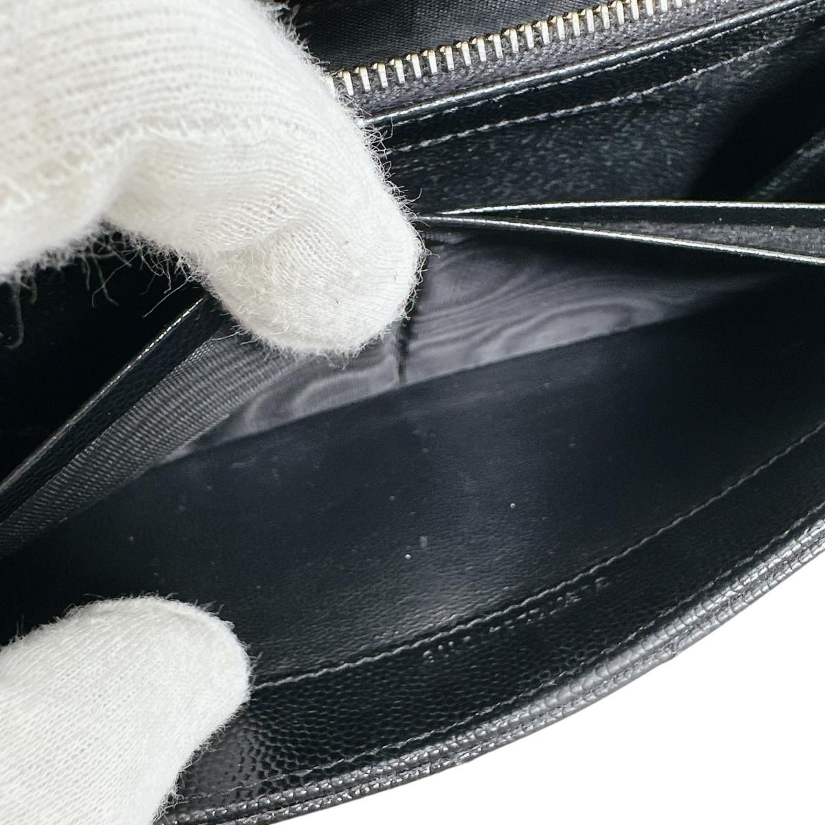 サンローラン カサンドラ 長財布 ボタン式 長財布 SAINT LAURENT