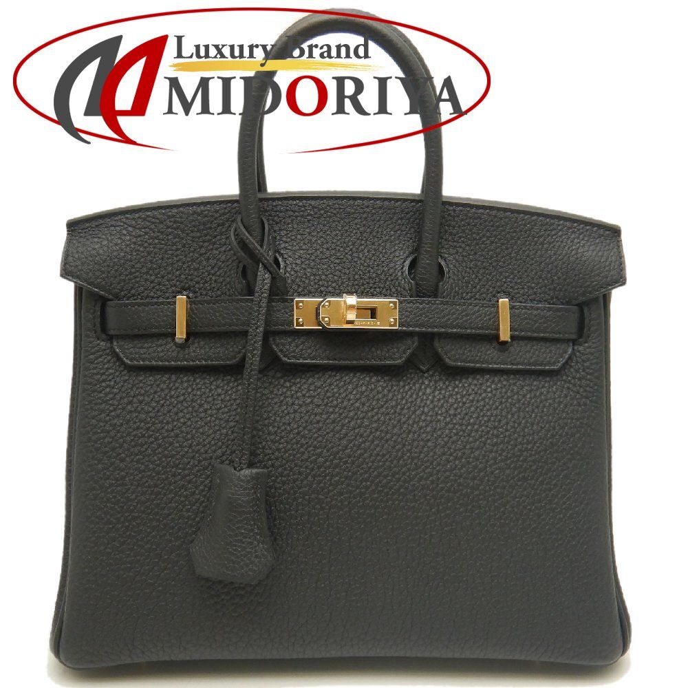 HERMES エルメス バーキン25 ハンドバッグ トゴ ブラック レディース /253806【中古】