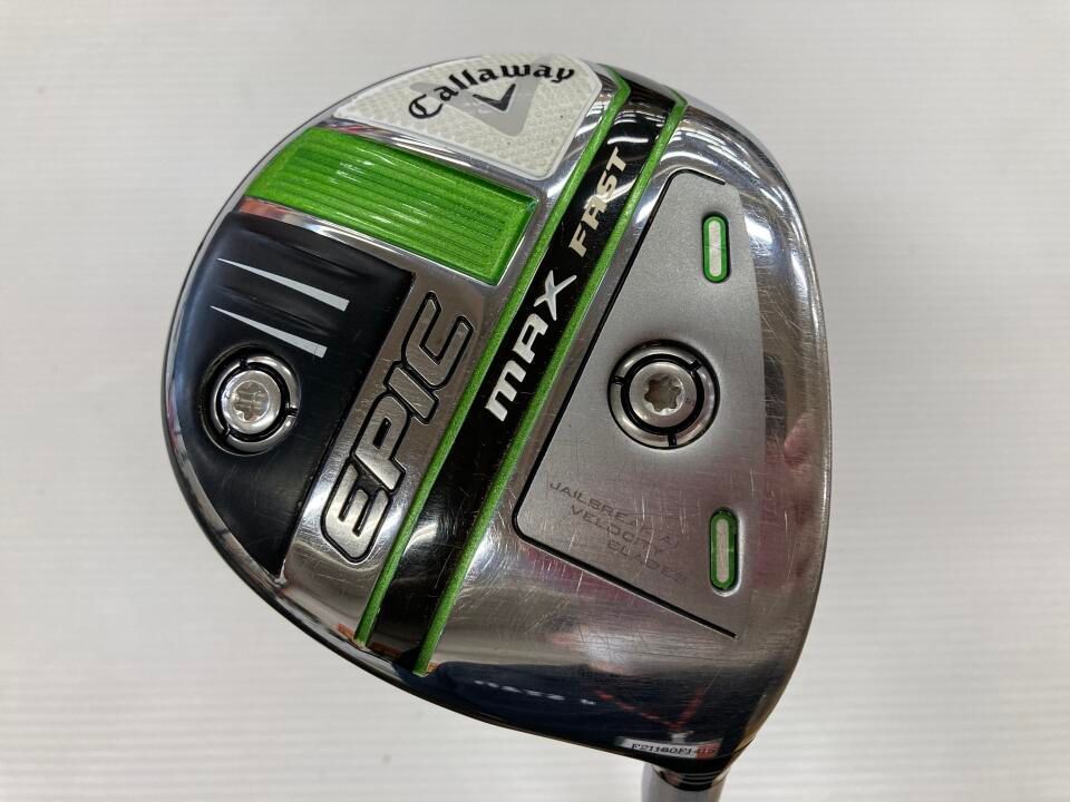 キャロウェイ　EPIC MAX FAST　18度　Speeder EVOLUTION for Callaway　Rフレックス　フェアウェイウッド　中古【最短即日発送】