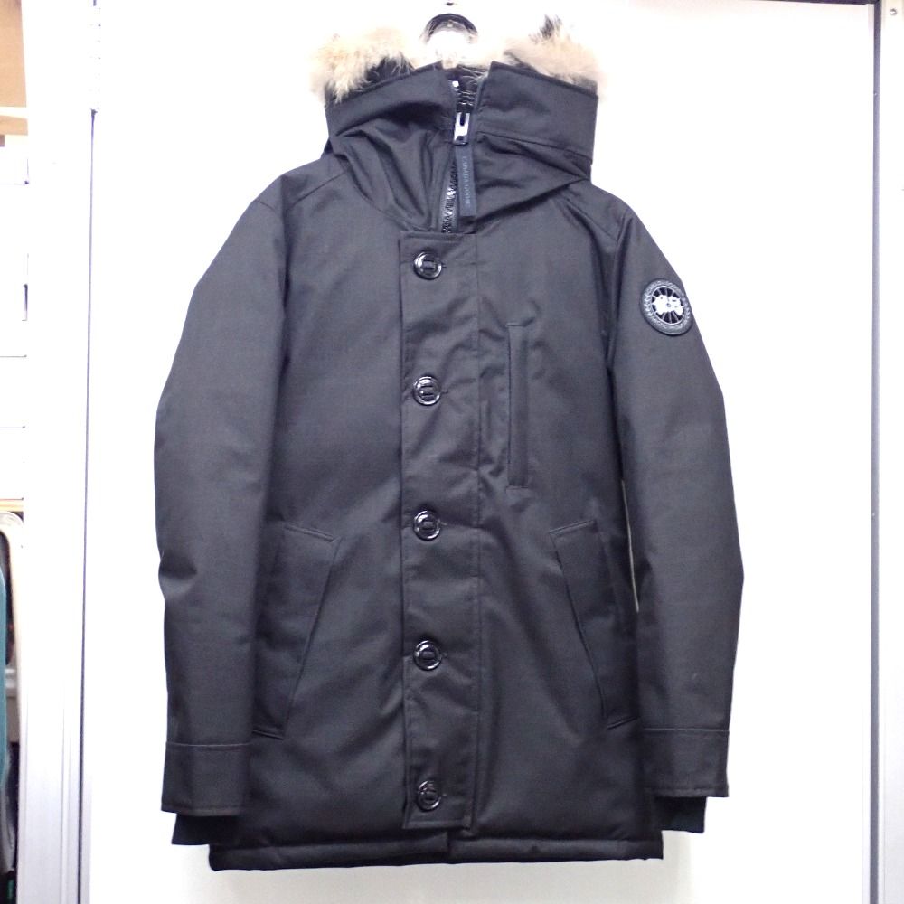 Ft1343461 カナダグース ダウンジャケット ファー付 クレストン 3481JMB ブラック 2XS/2TP メンズ CANADA GOOSE 中古