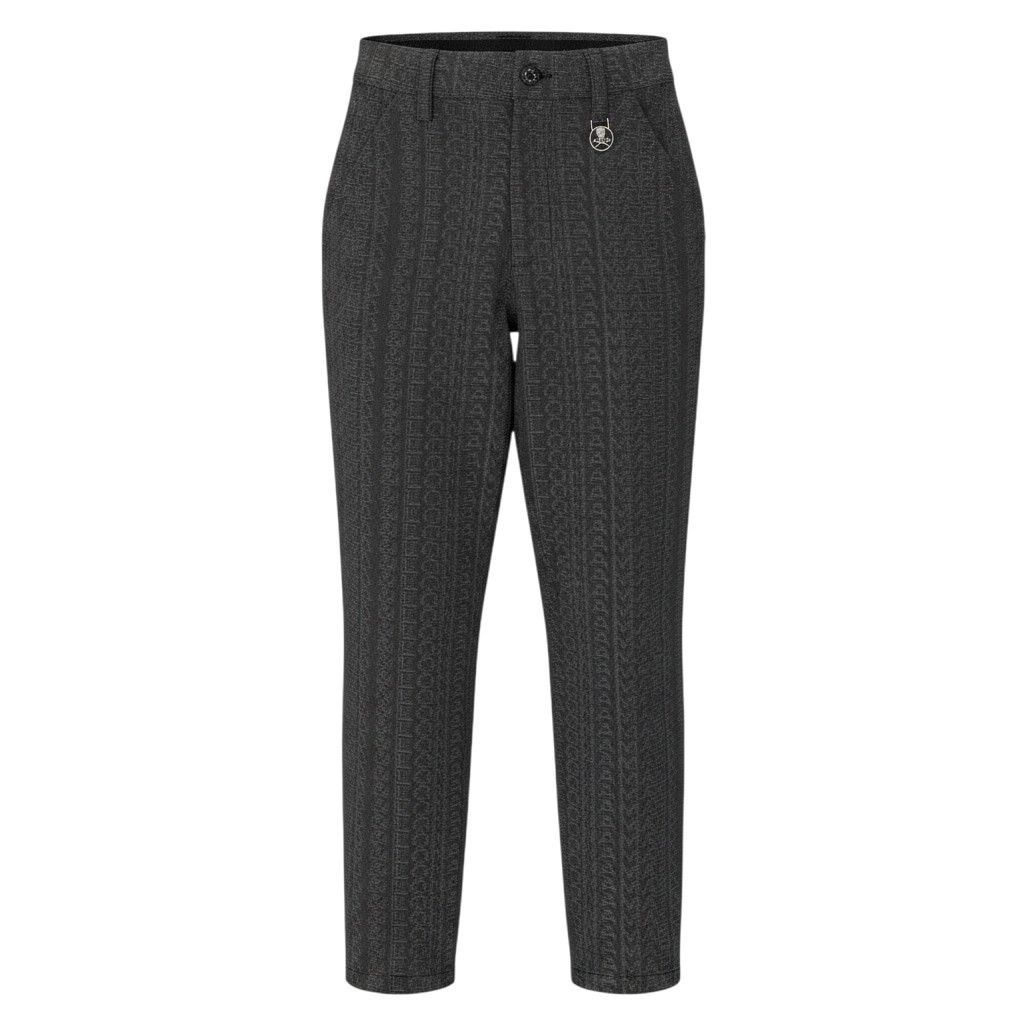 29e7 MARK＆LONA マークアンドロナ モノグラムパンツ ゴルフウェア golf ロングストレッチ素材 MLM-1C-AT08 サイズ46 ダークグレー メンズ 紳士服u02t