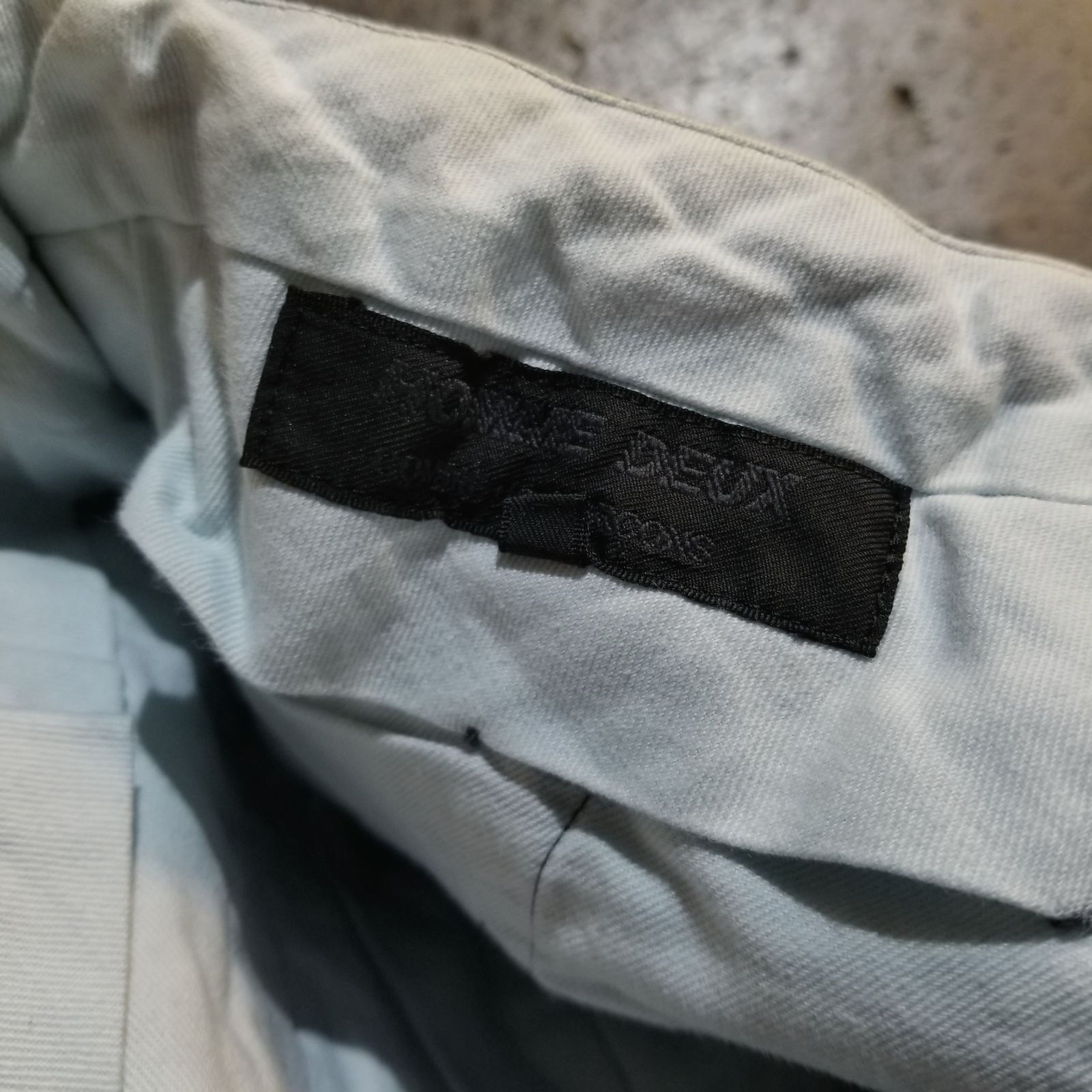 COMME des GARCONS HOMME DEUX 22aw 染色加工1タックテーパードパンツ