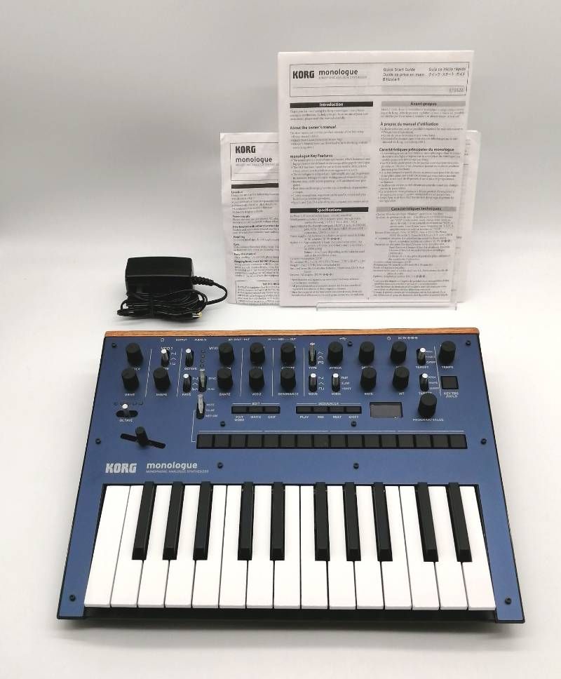 美品 KORG monologue ダークブルー アナログシンセサイザー 中古】 KORG / monologue BL 【キーボードマート新宿】【新宿店