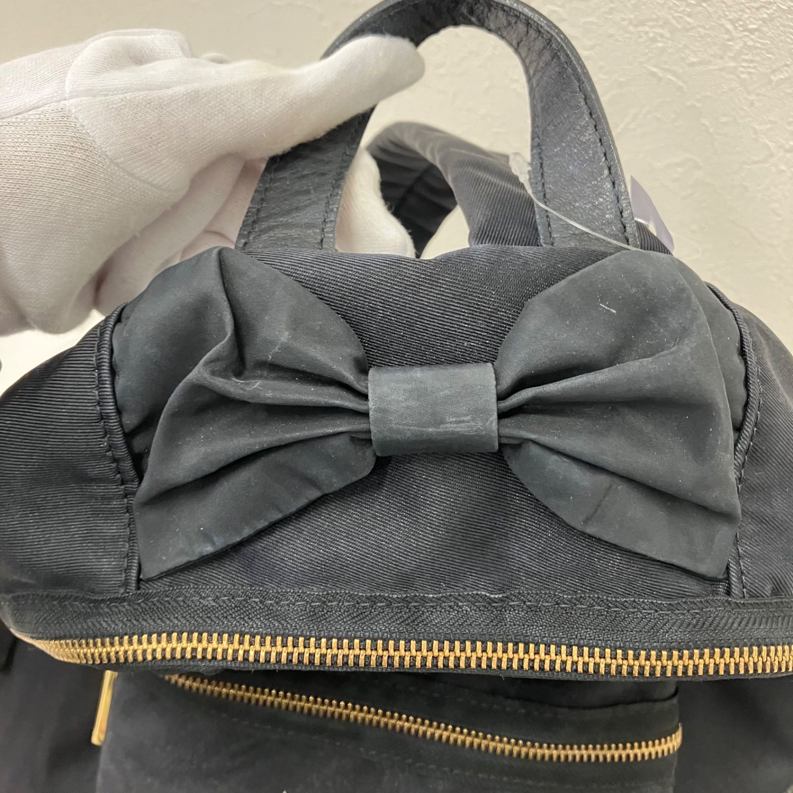 3037 LANVIN en Bleu ランバンオンブルー トロカデロ リュックサック 