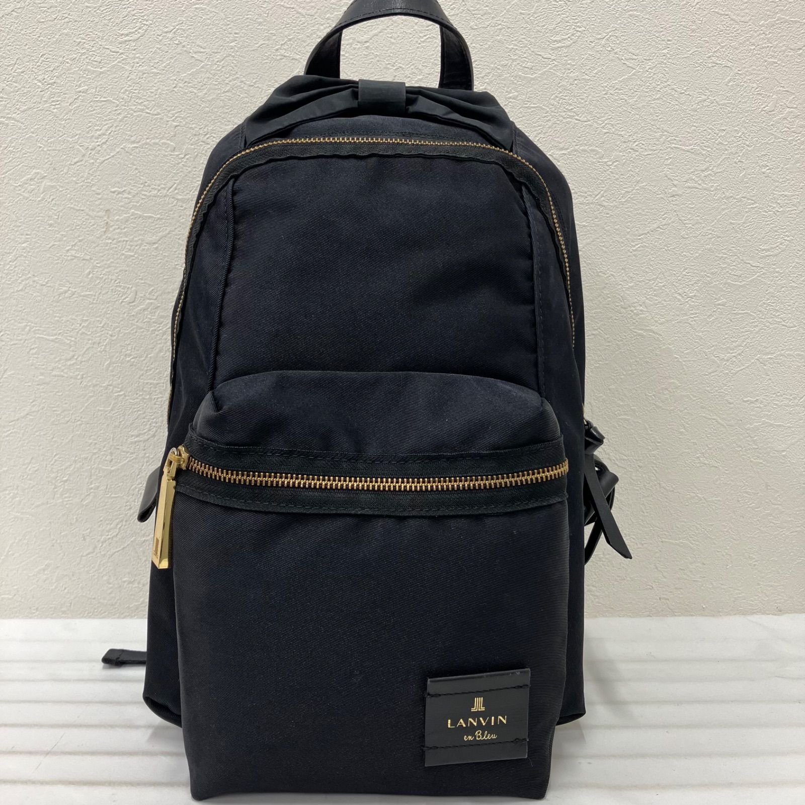 LANVIN en Bleu ブラックリュック 3037 LANVIN en Bleu ランバンオン 