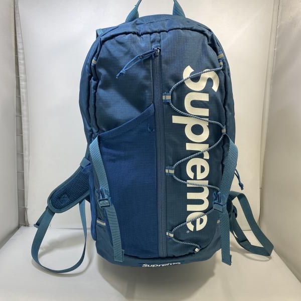 【中古】SUPREME 17SS Back Pack(状態考慮) ネイビー シュプリーム[24][240024558732]