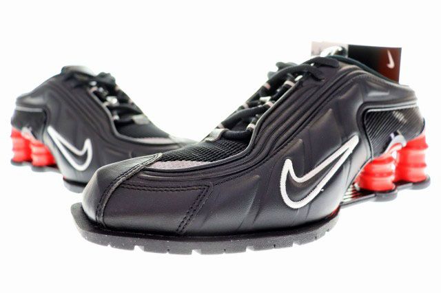 ナイキ NIKE SHOX MR4 MARTINE ROSE 2022 24cm MULE DQ2401-001 マーティンローズ ウィメンズ ショックス ミュール スニーカー ブラック 【ブランド古着ベクトル】【中古】●▲260507