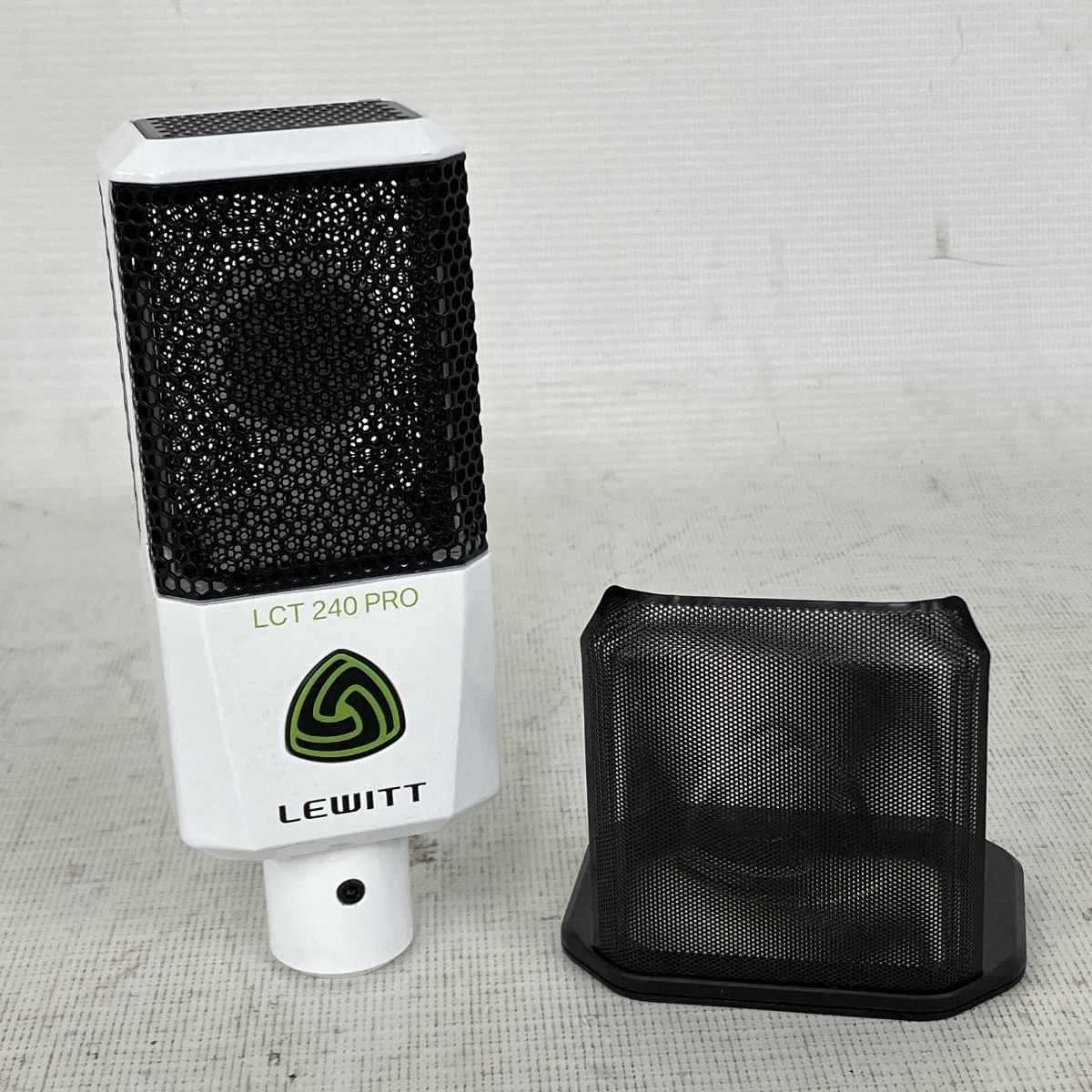 LEWITT LCT240PRO コンデンサーマイク LCT50PSX ウィンドスクリーンセット 音響機材 中古 Y11202078