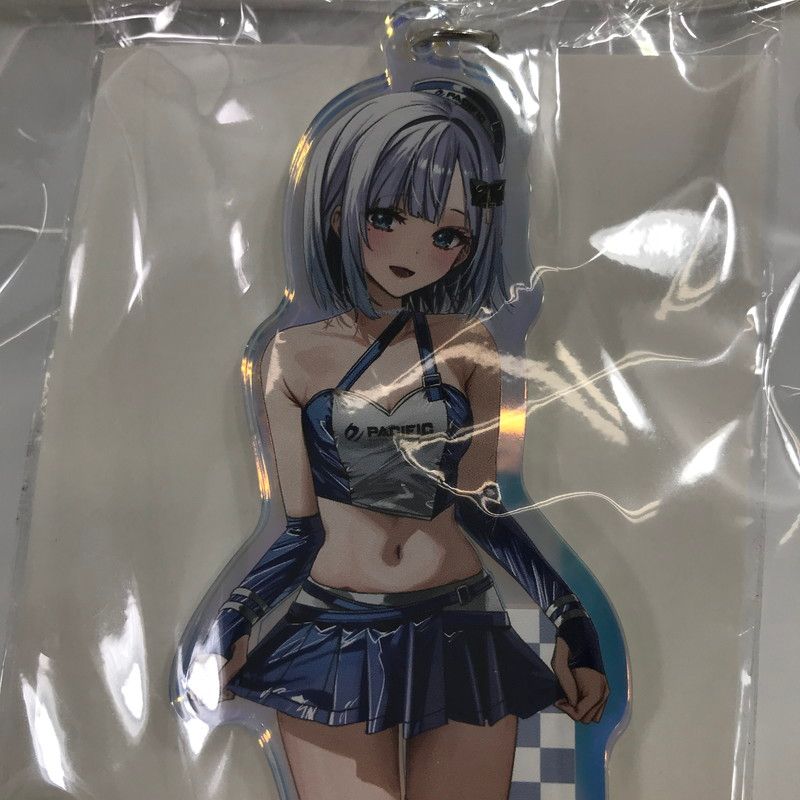 ぶいすぽっ！　花芽すみれ　アクリルキーホルダー　PACIFIC RACING 中古美品】 ぶいすぽっ！ PACIFIC RACING アクリルキーホルダー 花芽