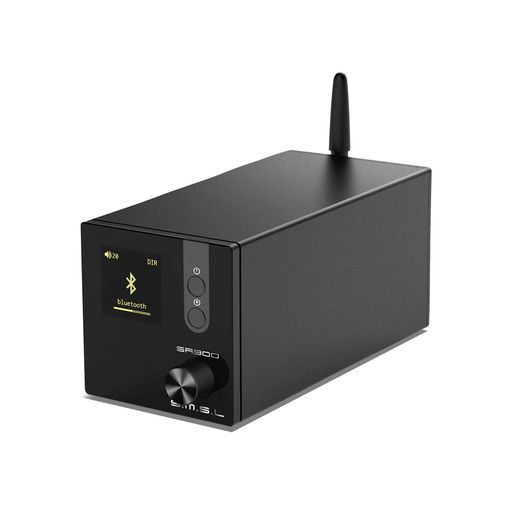 SMSLSA300Bluetooth5.0アンプパワーアンプHI-FIクラスDオーディオデジタルアンプ「MA12070」アンプIC搭載/80Wx2大出力/EQ・高低音調節可能/リモコン操作/Bluetooth