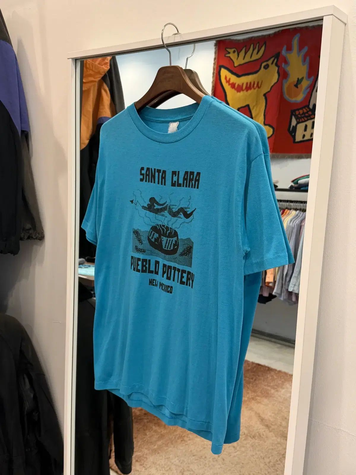 80-90s Vtg ヴィンテージ SANTA CLARA 半袖 Tシャツ (USA)