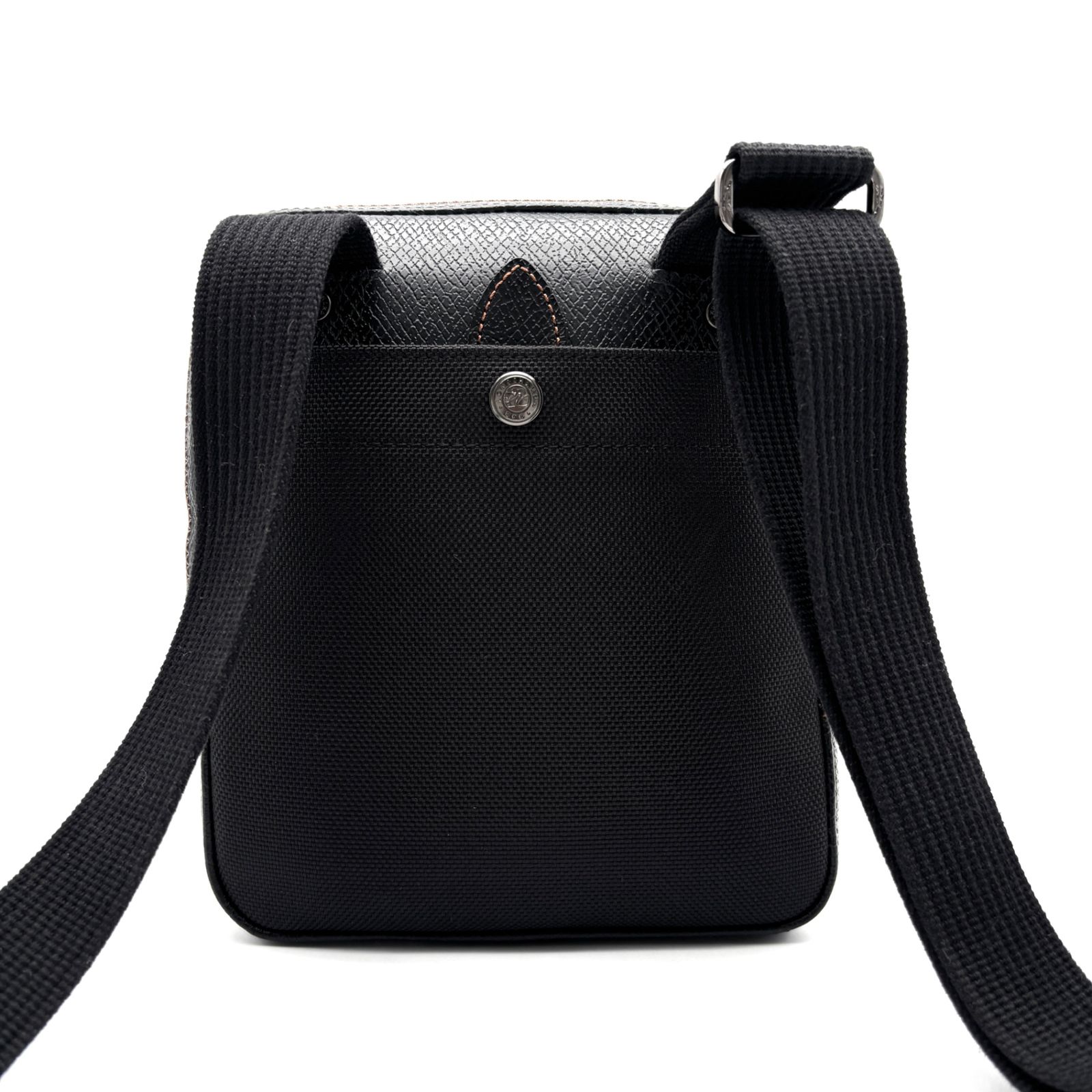 美品 LONGCHAMP ロンシャン ロゴパッチ ショルダーバッグ クロスボディ 