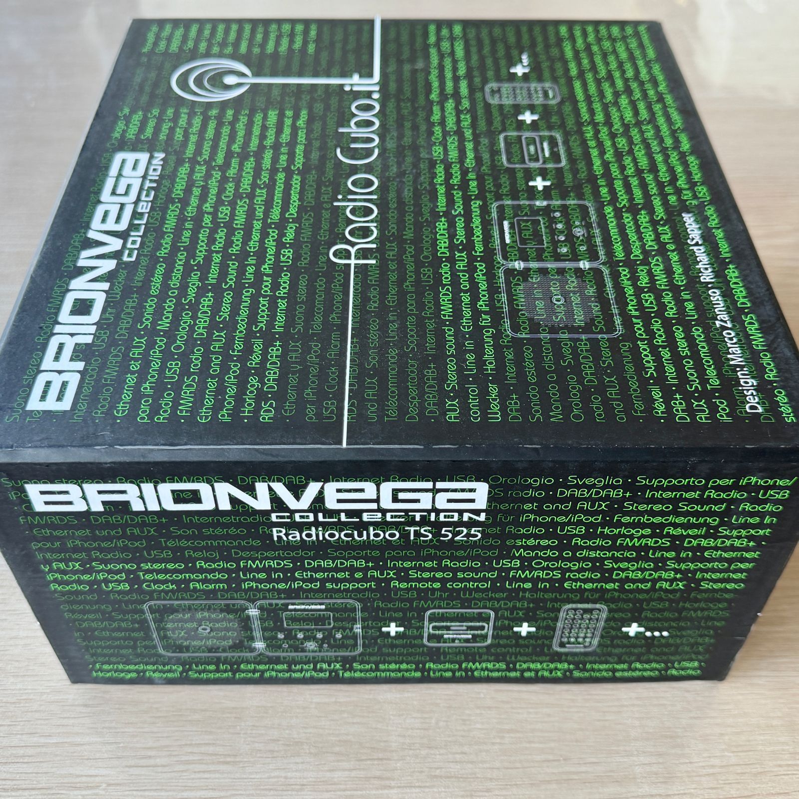 ブリオンベガ BRIONVEGA キューブラジオ TS525ASJ 日本限定モデル サン