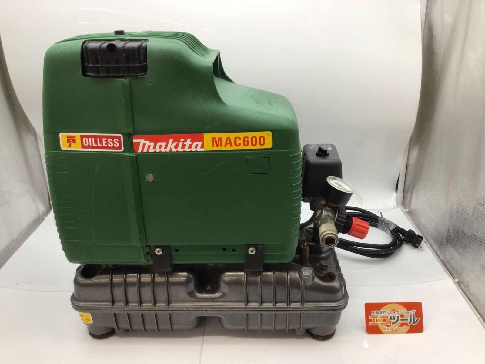 【中古品】Makita/マキタ MAC600 ☆ オイルレスエアコンプレッサー [IT_RYF8W][知立][M04]