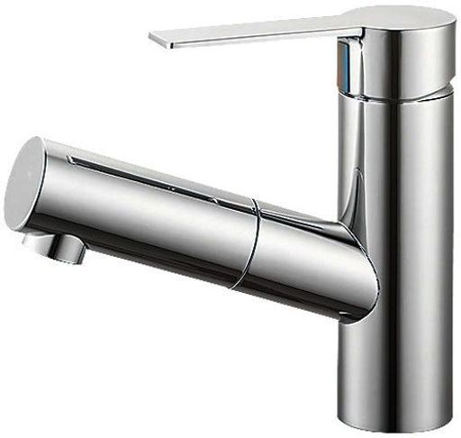 SANEI(サンエイ)シングルワンホール洗面混合栓洗髪用引き出しホース泡沫吐水K47531JV-13