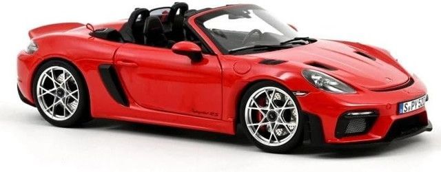 新品 NOREV 1/18 ポルシェ 718 スパイダー RS 2023 ガードレッド 完成品ダイキャストミニカー 187271 [佐川急便]