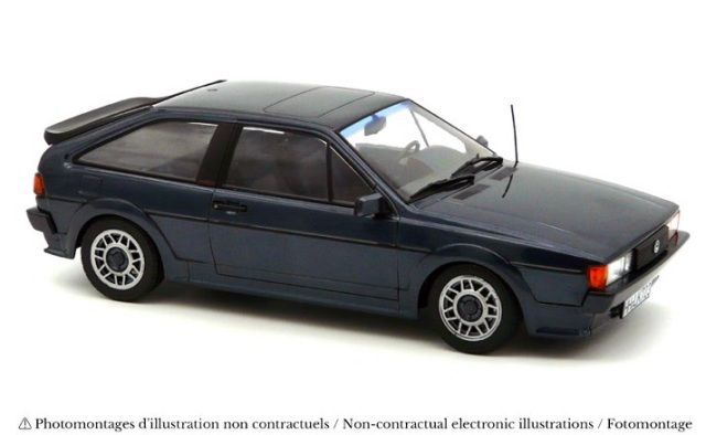 新品 NOREV 1/18 フォルクスワーゲン シロッコ スカラ 1987 ヘリオスブルーメタリック 完成品ダイキャストミニカー 188632 [佐川急便]
