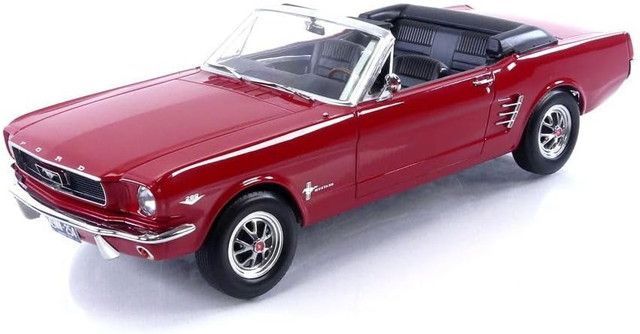 新品 NOREV 1/18 フォード マスタング コンバーチブル 1966 レッド 完成品ダイキャストミニカー 182810 [佐川急便]