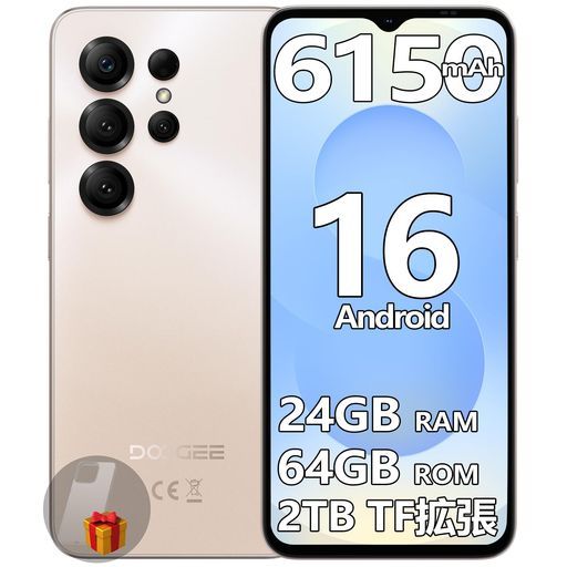 【Android164GLETスマホ初登場】Note56XAndroid16スマホ6.56インチ90HzHD+大画面24GB+64GB2TB拡張8コアCPUスマートフォンsimフリースマホ本体
