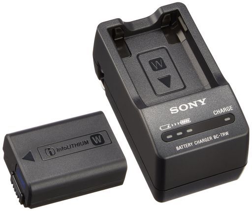 ソニー(SONY)カメラ用バッテリー+チャージャーセットACC-TRW(Wバッテリー用)
