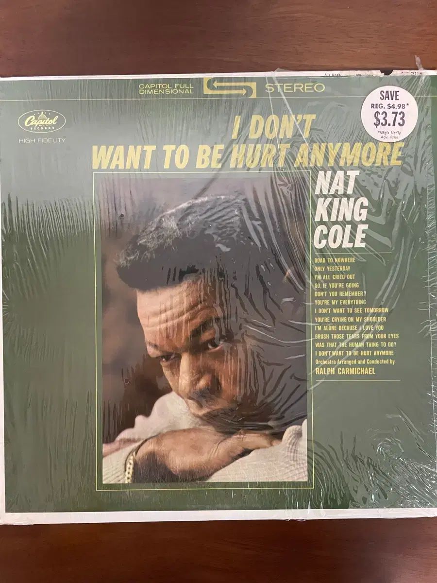 ナット キング コール lp I dont want to be hurt anymore