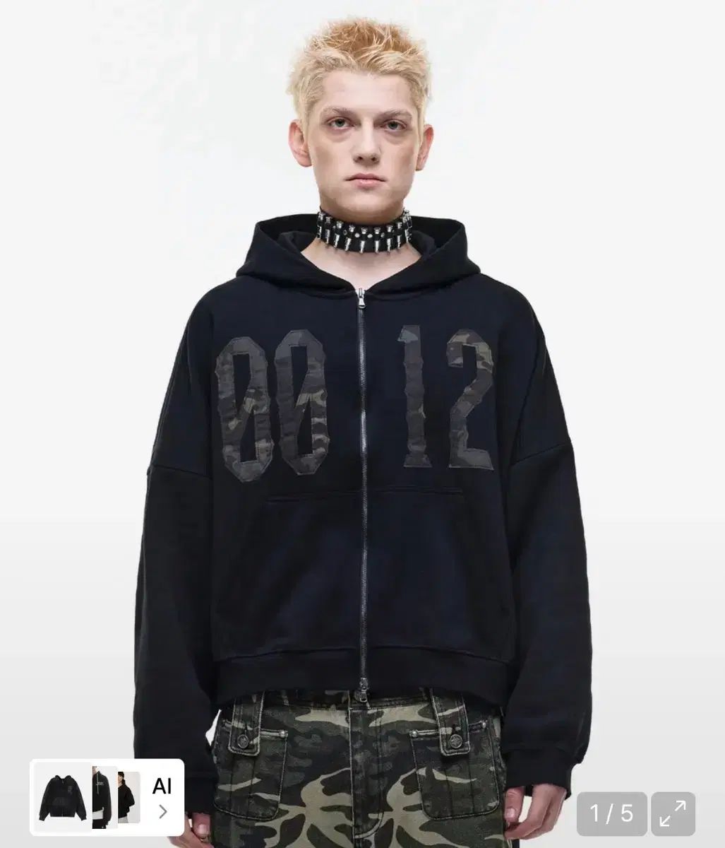 オーパス 0012 フードジップアップ Op 03 P F P HOOD ZIP BLAC