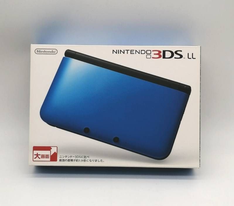 【液晶綺麗/初期化済み/動作品】Nintendo 3DSLL SPR-001 ブルー ブラック 任天堂 箱付き