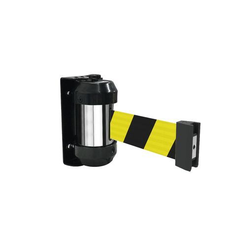 (StrongWay)壁用ベルトパーテーションベルト長さ2Mマグネットタイプ(ベルト:黄/黒)