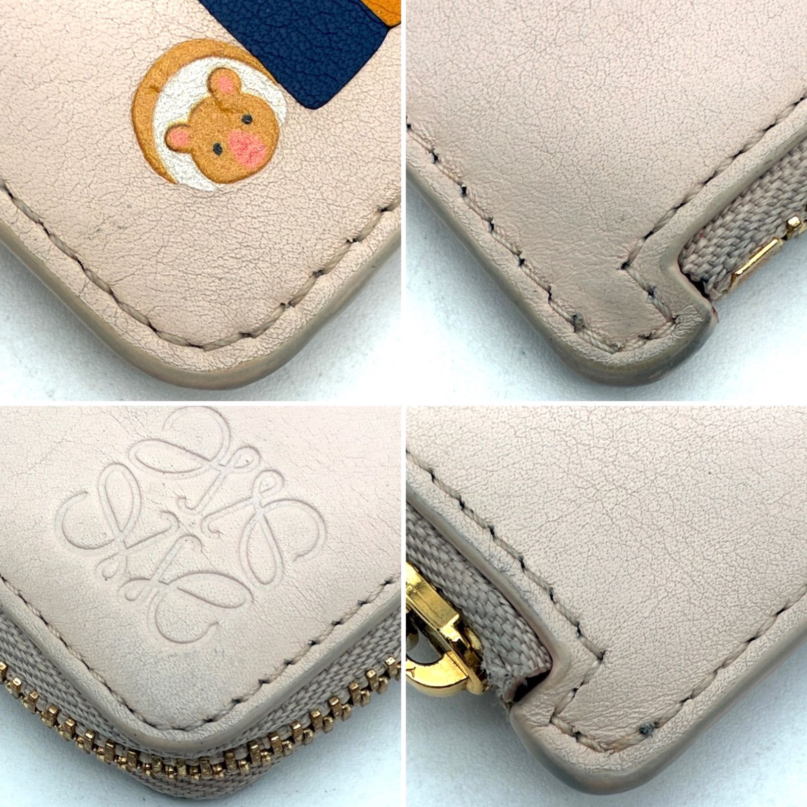 LOEWE ロエベ スナフジタ コラボ アナグラム コインカードホルダー 