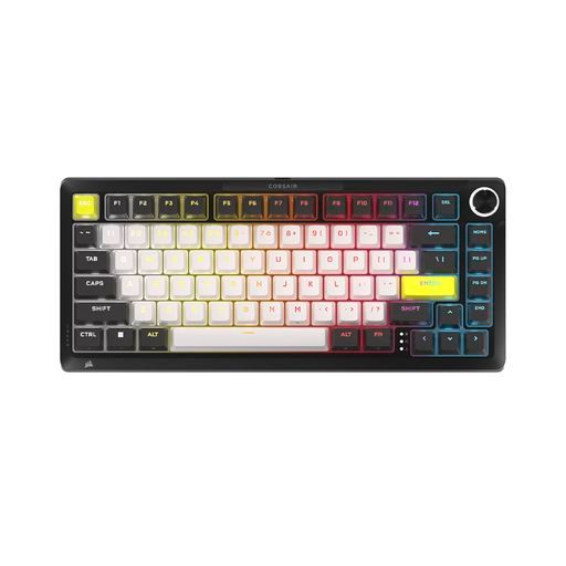 CORSAIRMAKRPRO75ホールエフェクトDIYゲーミングキーボード–75%フォームファクタ、MGXHyperdriveマグネットスイッチは、フル・アルミニウム製、ガスケット・マウント、8000Hzポーリングが特徴–…
