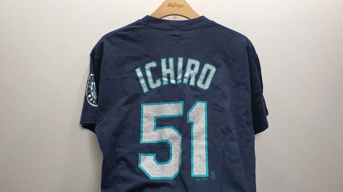 マジェスティック シアトル マリナーズ イチロー 半袖Tシャツ 90 95 