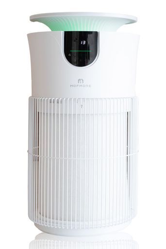 MOFMOREエアクリオ360【最大32畳】空気清浄機ペット除菌率99.9%360度全方位浄化消臭脱臭花粉ハウスダスト対策アレルギーPM2.5除去静音スリープモード搭載タイマー機能HEPAフィルター省エネ